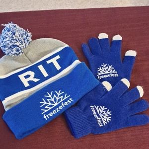 RIT Freezefest Winter Beanie & Gloves